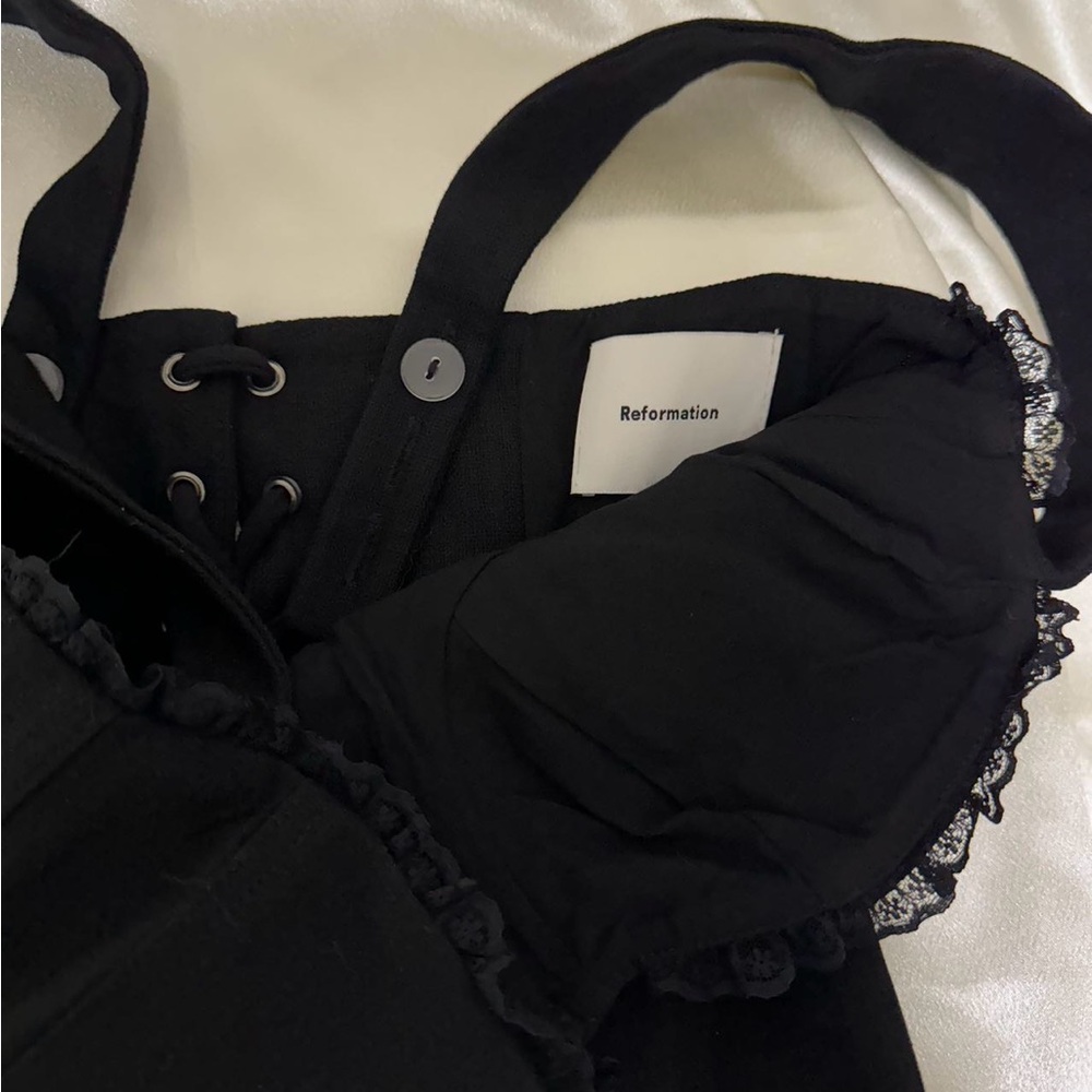 Reformation Alisa Top in Black *NEW* - Picture 5 of 6